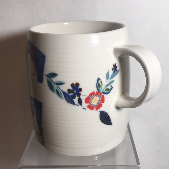 Anthropologie Brand NEW Starla M. Halfmann Petal Palette Monogram Letter G Mug - Picture 3 of 8
